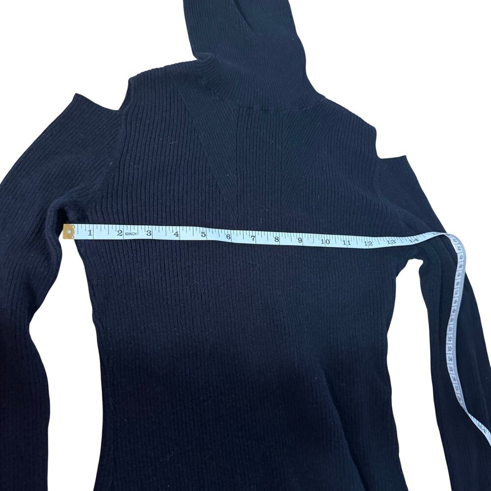 Athleta turtleneck dress w shoulders cutout sz XS dressy warm cute flattering - Picture 2 of 6